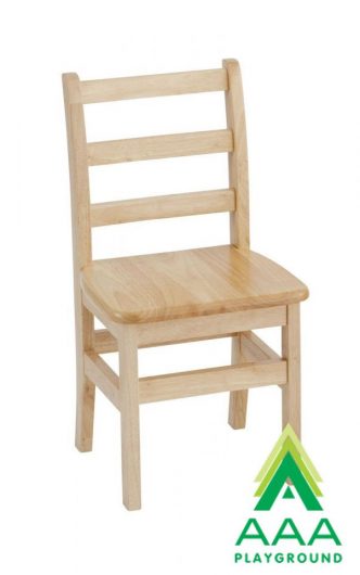 AAA Playground 14" Three Rung Ladderback Chair - 2 Pack
