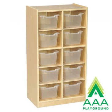AAA Playground 10 Tray Cabinet with Bins