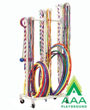 Jump Rope and Hoop Cart