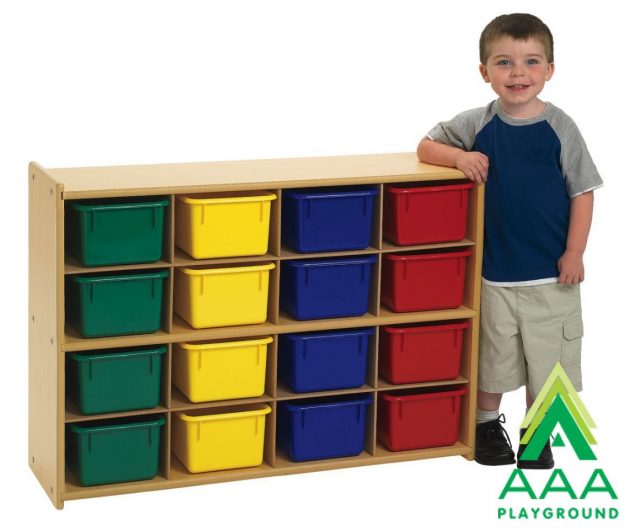 AAA Playground Value Line 16-Tray Storage with Assorted Trays