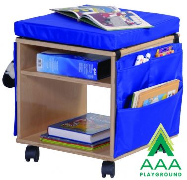 AAA Playground Mobile Classroom Stool with Storage