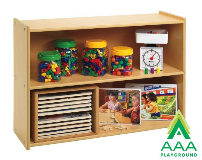 AAA Playground Value Line 3-Feet Wide 2-Shelf Storage
