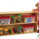 AAA Playground Value Line 4-Feet Wide 2-Shelf Storage