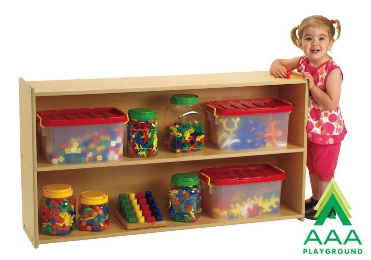 AAA Playground Value Line 4-Feet Wide 2-Shelf Storage
