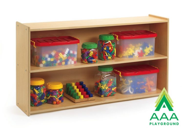 AAA Playground Value Line 4-Feet Wide 2-Shelf Storage