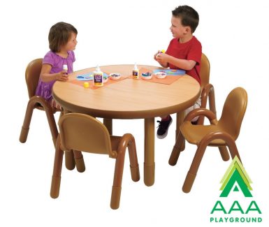 AAA Playground BaseLine Preschool 36" Diameter Round Table & Chair Set