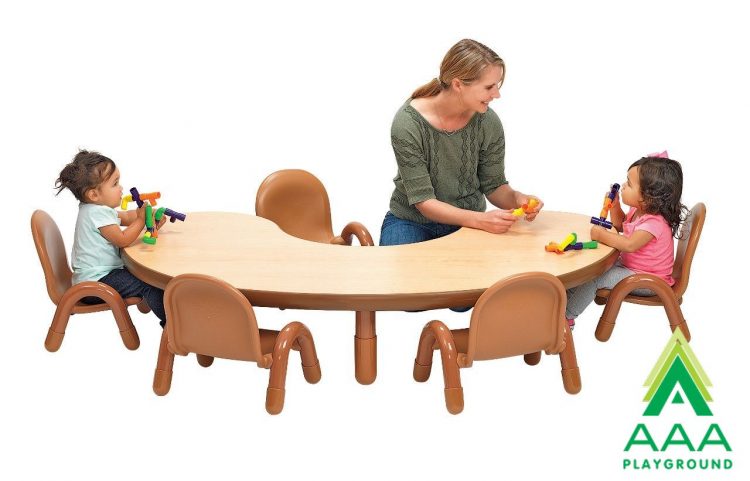 AAA Playground BaseLine Toddler Kidney Table and Chair Set