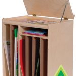 AAA Playground Big Book Easel Storage - Whiteboard
