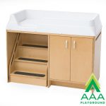 AAA Playground Changing Table with Locking Stairs