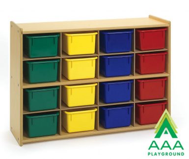 AAA Playground Value Line 16-Tray Storage with Assorted Trays
