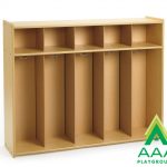 AAA Playground Value Line Toddler-Age 5-Section Locker