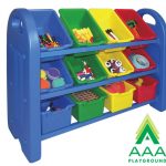AAA Playground 3-Tier Storage Organizer with Bins