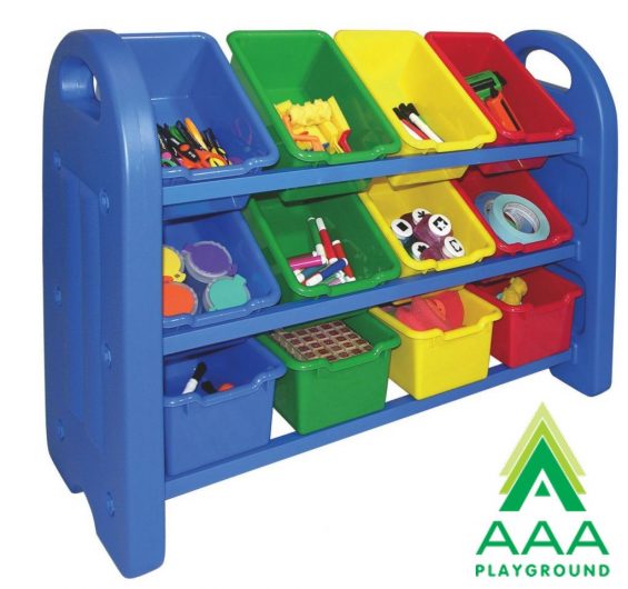 AAA Playground 3-Tier Storage Organizer with Bins