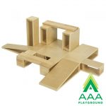 AAA Playground 18 Piece Hollow Building Block Set