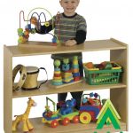 AAA Playground 2 Shelf Storage Cabinet without Back