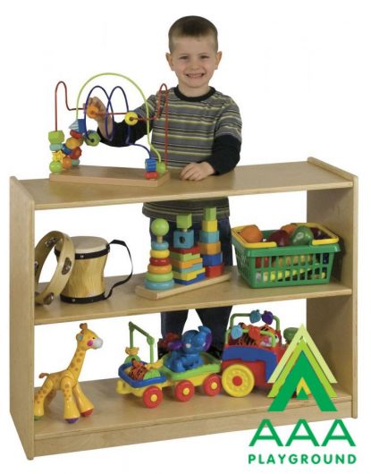 AAA Playground 2 Shelf Storage Cabinet without Back