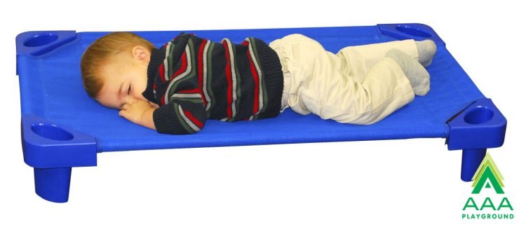 AAA Playground Toddler Stackable Kiddie Cots - 6 Pack Ready to Assemble
