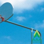 Extended Length Basketball Backstop