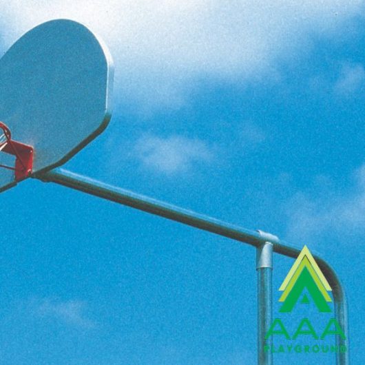 Extended Length Basketball Backstop