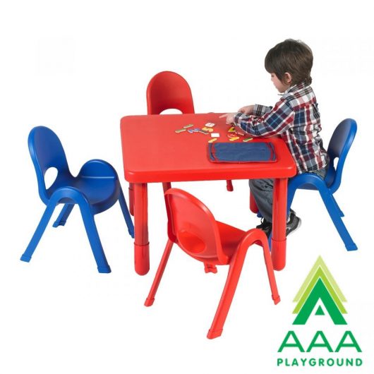 AAA Playground™ Square Table with Four Chairs