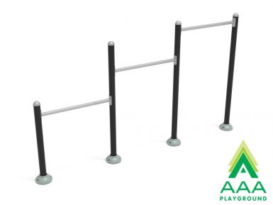 Triple Inclined Chin-Up Bars