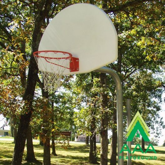 Reinforced Bent Post Backstop