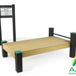 4-Station Recycled Plastic Fitness Station