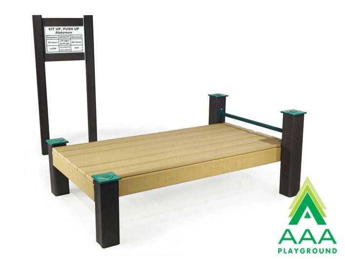 4-Station Recycled Plastic Fitness Station